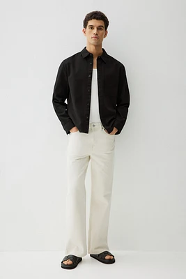 Regular-Fit Cotton Twill Overshirt