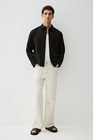 Regular-Fit Cotton Twill Overshirt