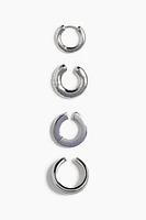 4-pack Ear Cuffs and Earring
