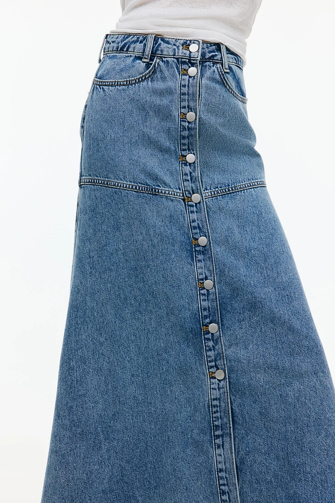 A-Line Denim Skirt