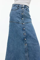 A-Line Denim Skirt