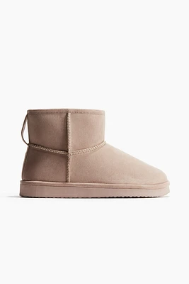Bottines chaudement doublées