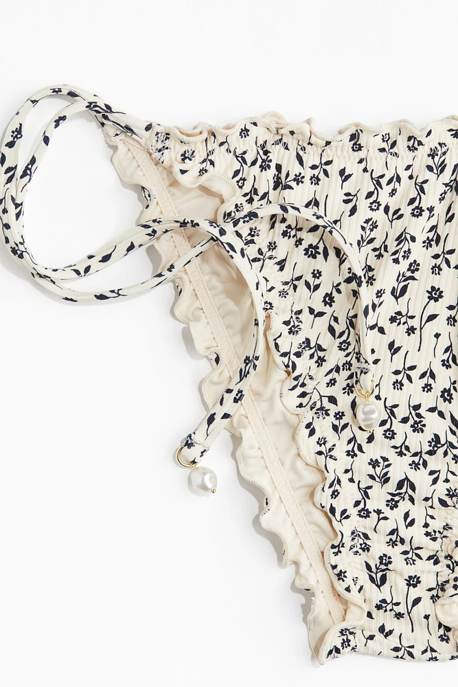 Culotte de bikini Tanga à nouer