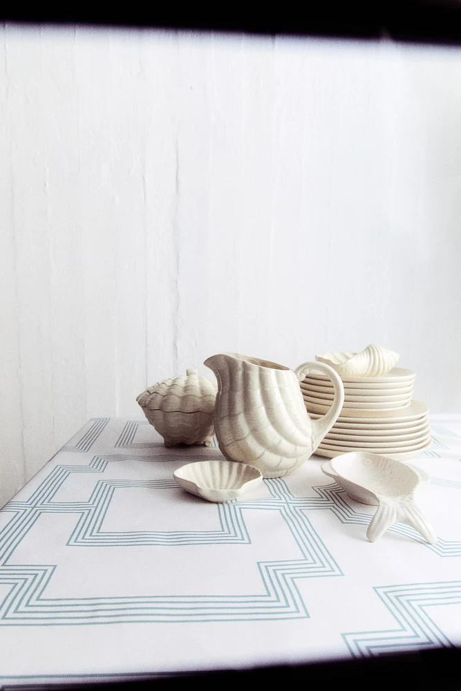 Patterned Cotton Tablecloth
