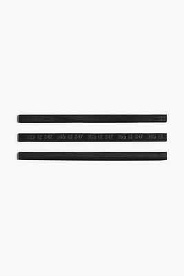 3-pack Elastic Sports Hairbands