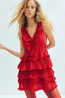 Ruffle-Trimmed Dress