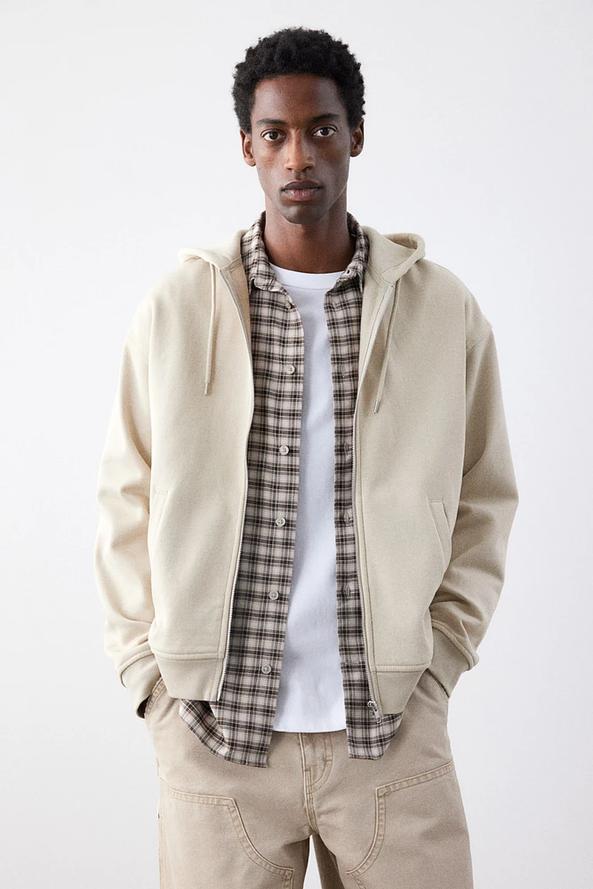 Loose Fit Hooded Jacket