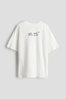 T-shirt grande taille imprimé