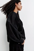 Blouse with Pintucks
