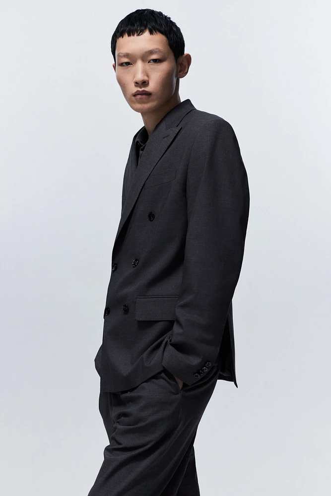 Regular-Fit Double-Breasted Jacket