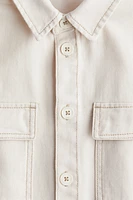 Loose-Fit Twill Overshirt