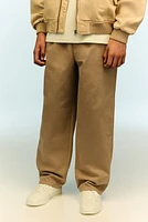 Loose-Fit Cotton Twill Pants
