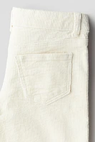Wide-Leg Corduroy Pants