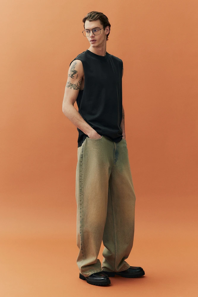 Regular-Fit Washed Tank Top