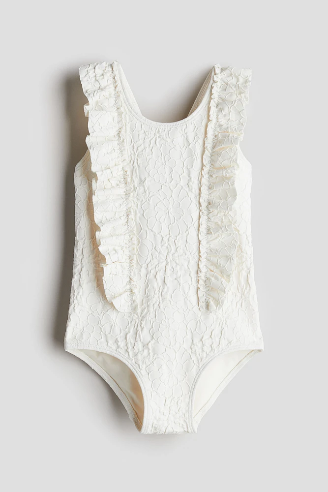 Ruffle-Trimmed Swimsuit