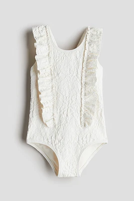 Ruffle-Trimmed Swimsuit