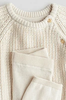 2-piece Knit Cotton Set
