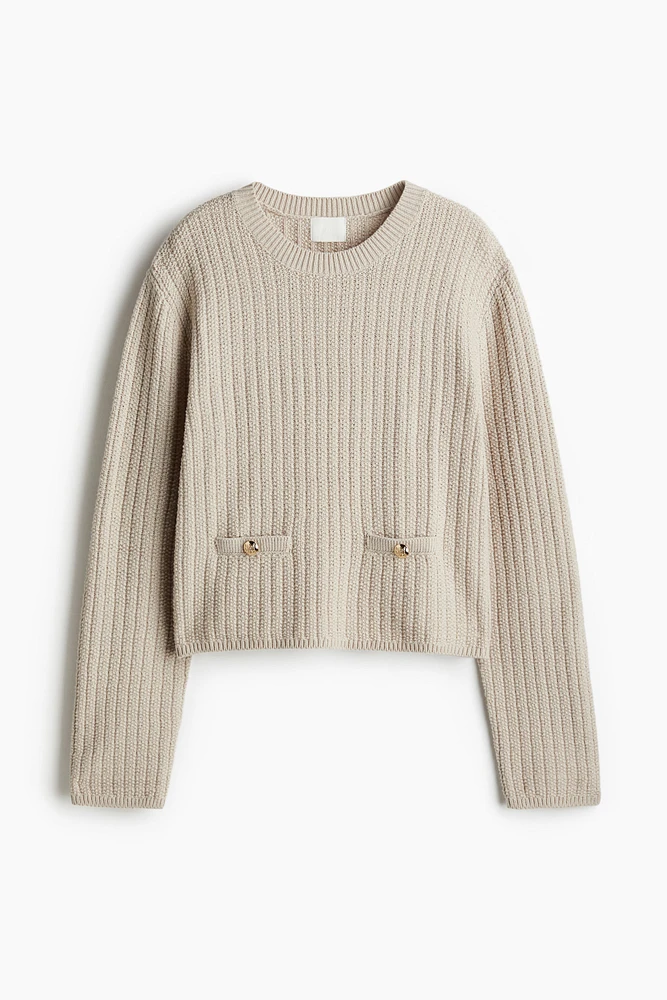 Moss-Knit Sweater