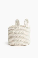 Panier de rangement en tricot