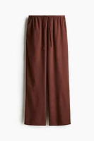 Straight-Leg Drawstring Pants