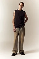 Regular-Fit Washed Tank Top
