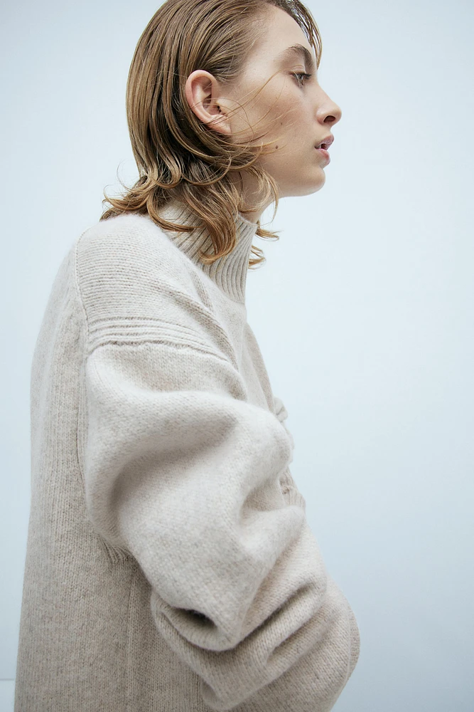Oversized Turtleneck Sweater