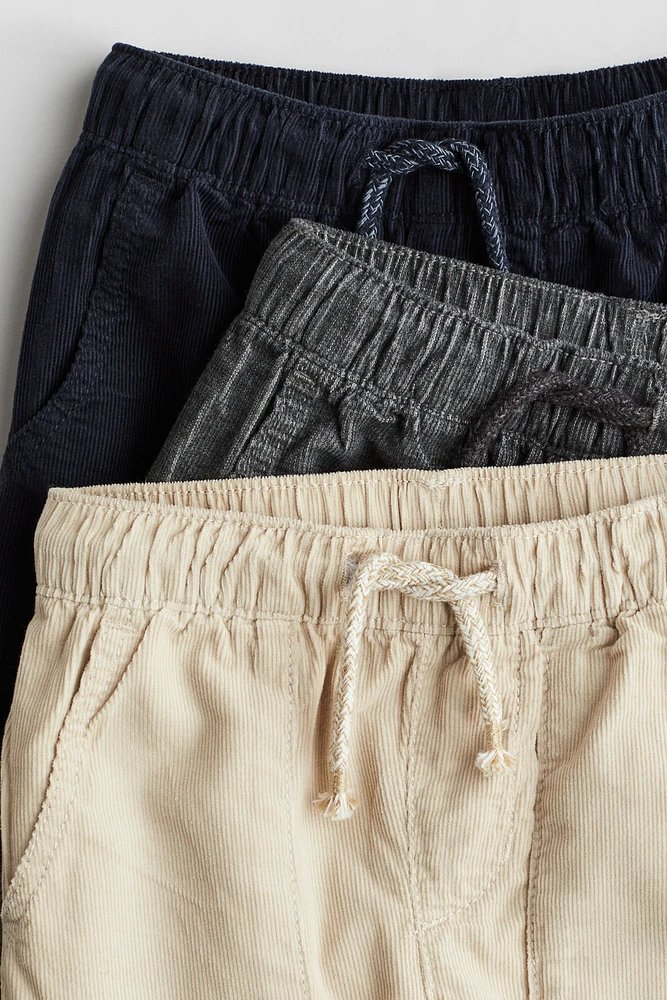 3-pack Corduroy Pants