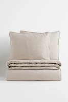 Linen King/Queen Duvet Cover Set