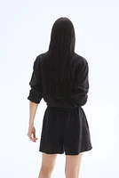 Linen Drawstring Shorts