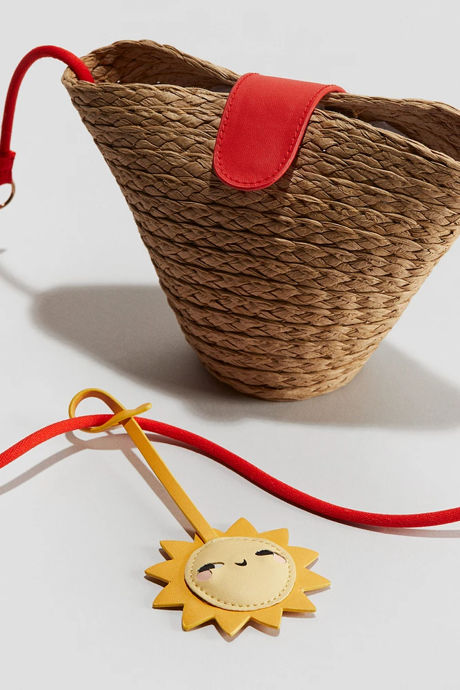 Sac à bandoulière en paille