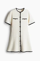 Textured-Knit Dress