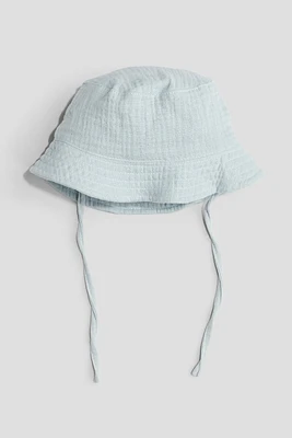 Cotton Muslin Bucket Hat