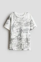 T-shirt imprimé en coton