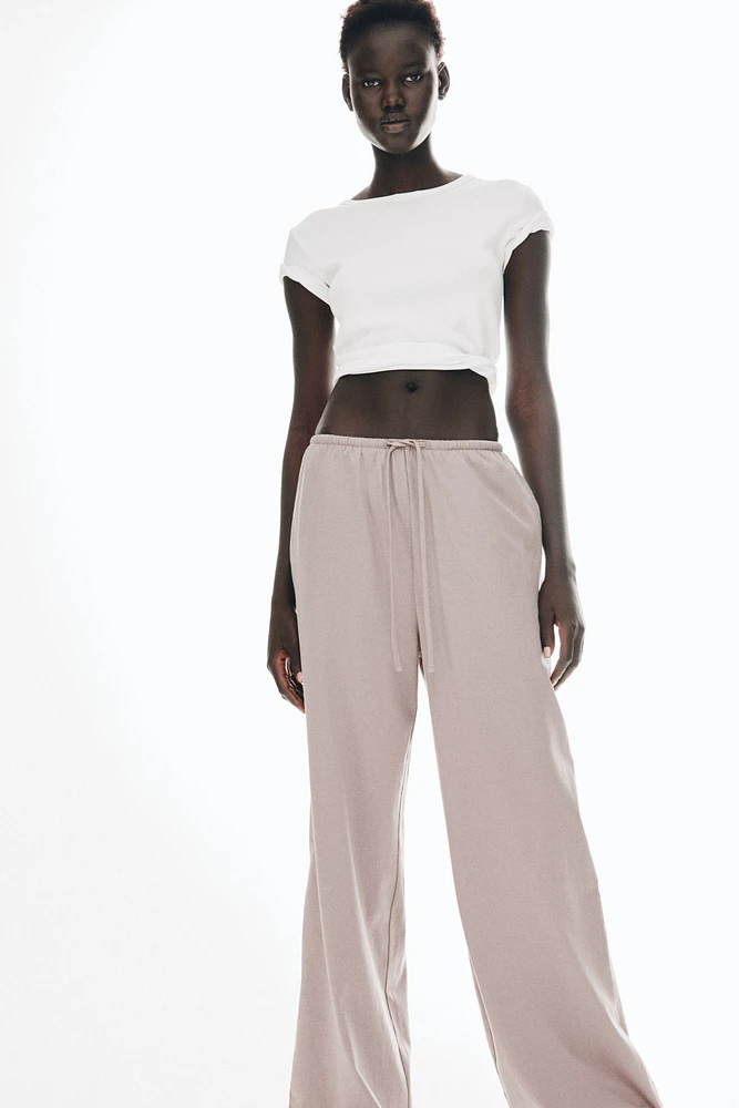 Cotton Drawstring Pants