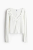 Sweetheart-Neckline Top
