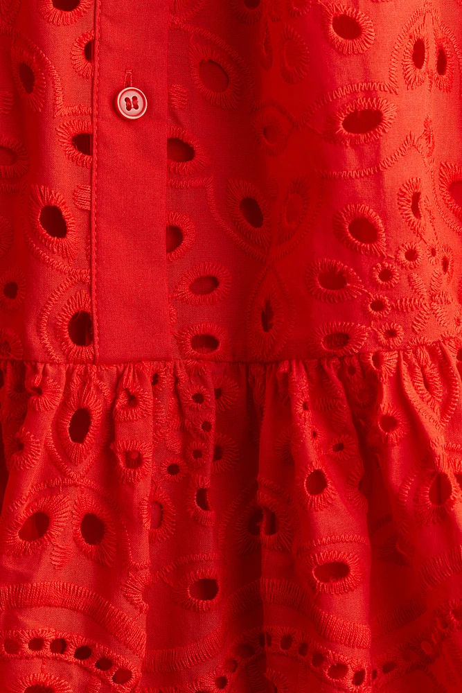 Eyelet Embroidery Dress