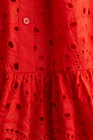 Eyelet Embroidery Dress