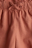 Linen-blend Shorts