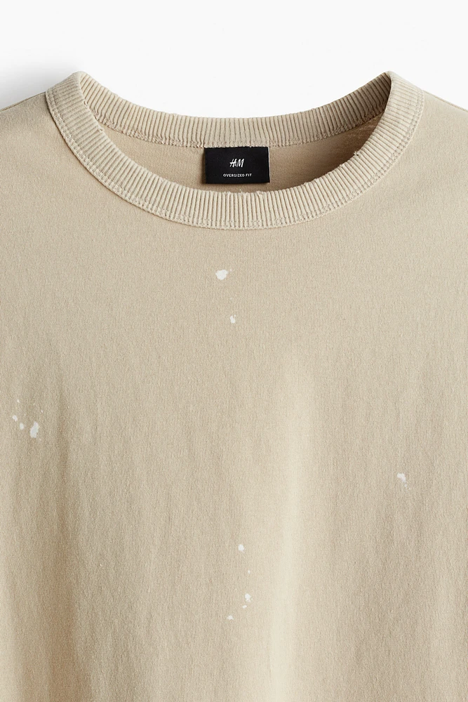 T-shirt imprimé grande taille