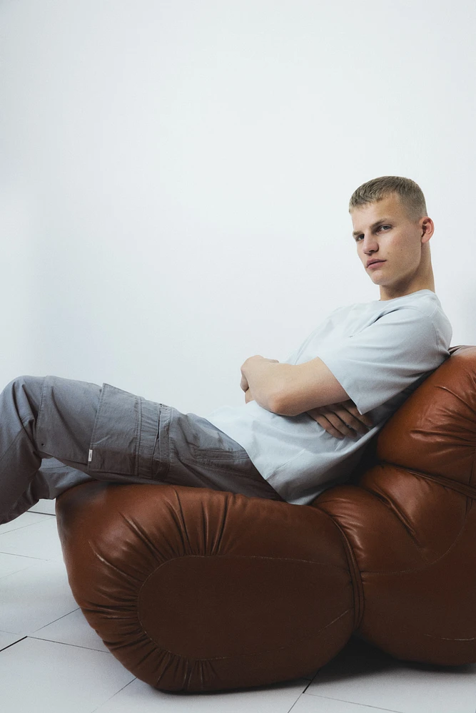 Regular-Fit Twill Cargo Pants