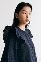 Eyelet Embroidered Blouse