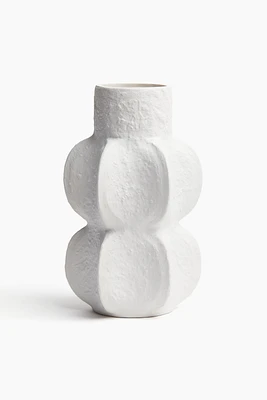 Textured Stoneware Vase