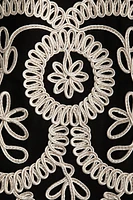 Embroidered Shift Dress
