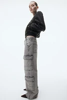 Denim Cargo Pants
