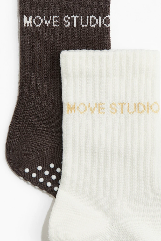 2-Pack Non-Slip Yoga Socks