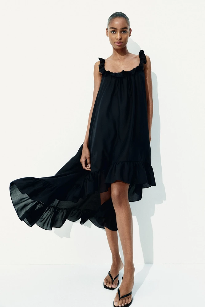 Ruffle-Trimmed Dress