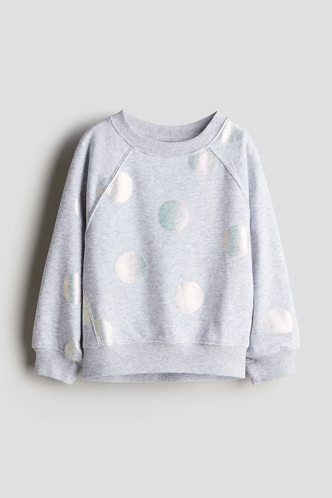 Foil-Print Sweatshirt