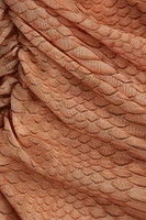 Draped Mesh Dress