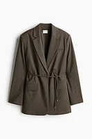 Tie-belt Jacket