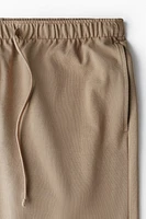 Relaxed-Fit Knee-Length Piqué Shorts